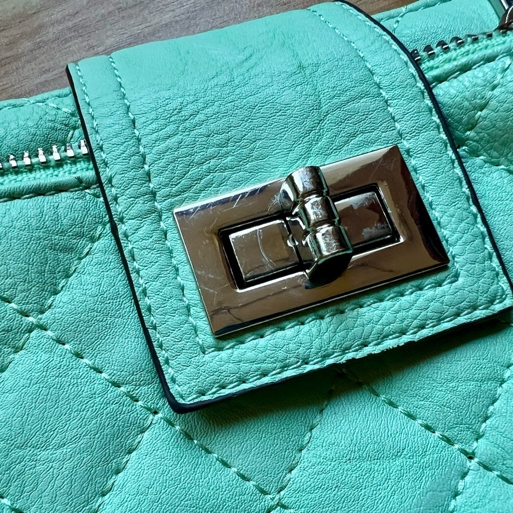 Charming Charlie Turquoise Crossbody Bag - Picture 3 of 14